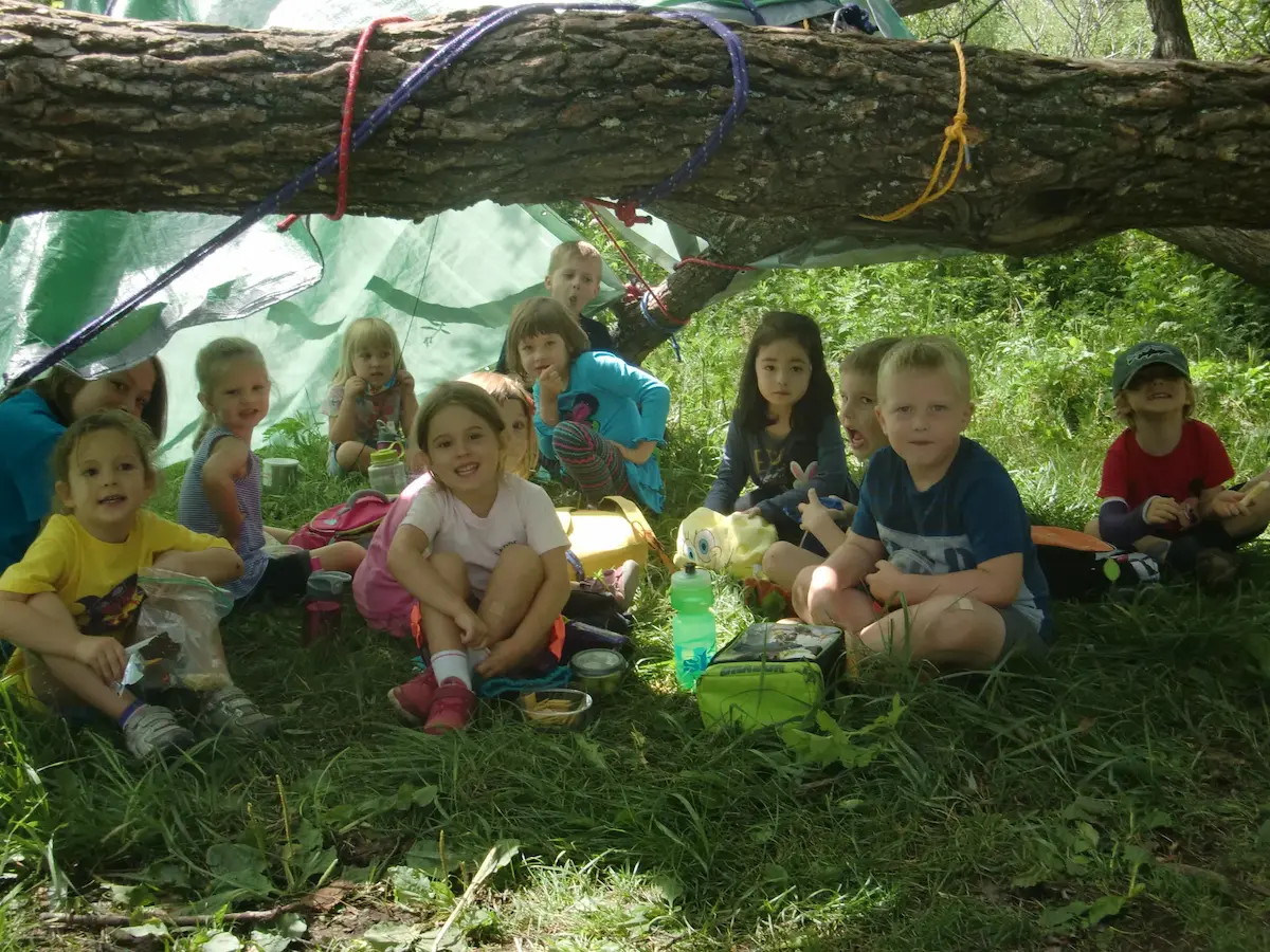 Summer art camp, Hartley Nature Center