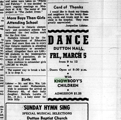 Friday march 5 1971 Dutton Hall