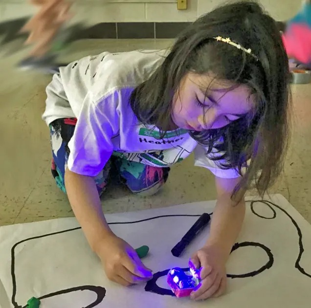 Robot made at summer school