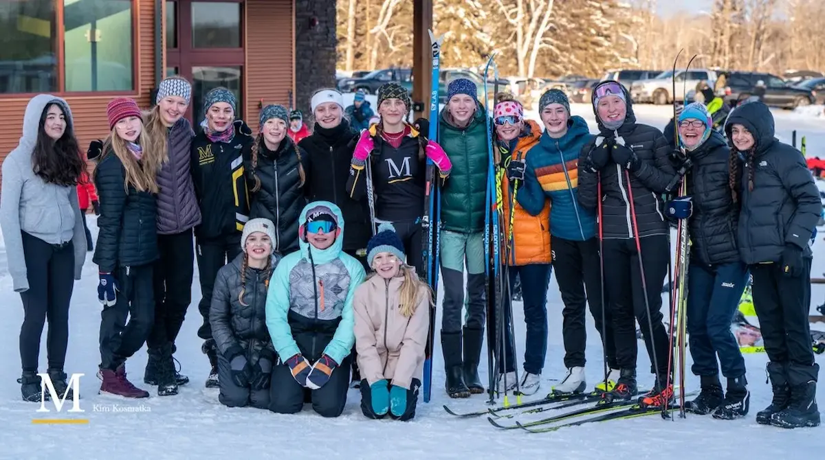 Ski team at Spirit Mountain